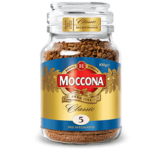 moccona instant classic decaffeinated