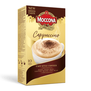 moccona sachet cappuccino packshot